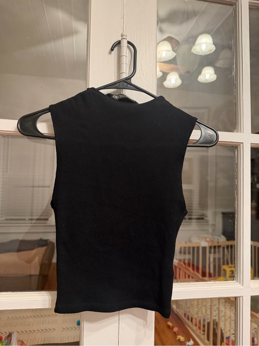 Zara basic high neck tank